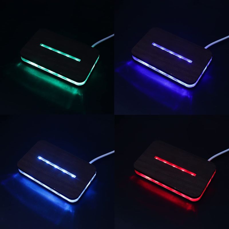 Teeth 3D Illusion LED Night lamp with 7 Color Changing Light & Remote Control